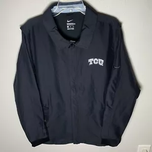New TCU Horned Frogs Nike Coaches Sideline Full Zip XL Performance Jacket - Picture 1 of 13