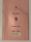 Grapevine TX 1970 1971 The 36 Club Booklet Meeting Program Water Damage