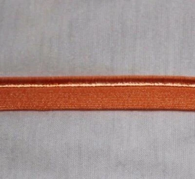 Máscara de ribete elástica elástica elástica suave de 20 yardas rojo azul rosa marrón tostado 3/8" de ancho Foto 1 de 4