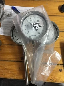 3x Temperatura Gauge GESA Inox Pdo :0 364 / Bi Esc 0/100 R=150mm 1 - Foto 1 di 3