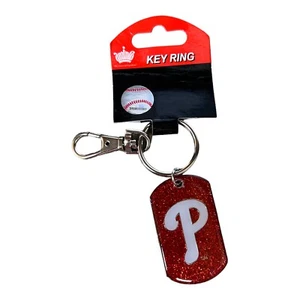 MLB Philadelphia Phillies Glitter Keychain Key Ring - Picture 1 of 1