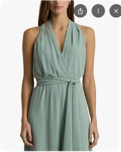 Vestido halter con cinturón LAUREN RALPH LAUREN precio de venta sugerido por el fabricante 195 USD, tallas, 8,12 y 14 - Imagen 1 de 5