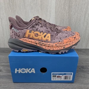 Hoka Speedgoat 6 GTX Size 8 Womens Multicolor Trail Waterproof Running Shoes - Picture 1 of 13