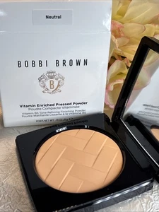 Bobbi Brown Vitamin Enriched Pressed Powder - NEUTRAL - Full Size .28oz NIB Free - Picture 1 of 1
