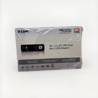 NUEVO SELLADO D-Link DWA-182 Doble Banda USB Adaptador Inalámbrico USB 3.0 AC1200 GAMING Foto 1 de 4