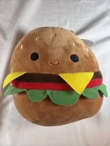 Carl Cheeseburger 8 pulgadas 2020 nuevo con etiquetas original Squishmallow kellytoy - Imagen 1 de 3