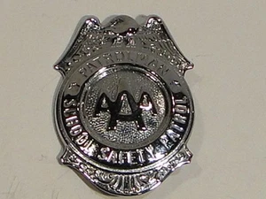 Vintage AAA Patrolman School Safety Patrol Badge Very Clean - Picture 1 of 2