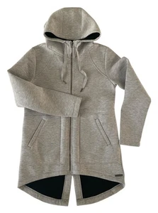 Betsey Johnson Performance Jacket Soft Shell Ladies M Grey Full Zip Hooded - Picture 1 of 5