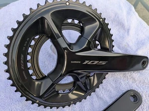 Shimano FC-R7100 105 Road Chainset 12 Speed Brand New 172.5mm 50-34 T Black - Picture 1 of 9