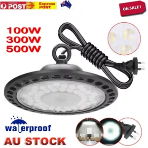 High Bay Industrial Lights UFO LED 100W 300W 500W Warehouse Shed Factory Lamps - Picture 1 of 18