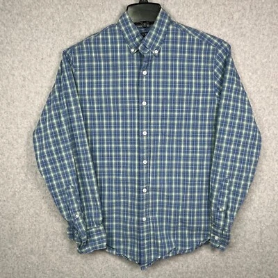 Camisa J.Crew Hombre M Flex Cuadros Abotonada Multicolor Manga Larga Foto 1 de 4