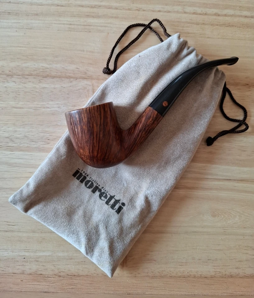 Pipe Moretti  Billiard bent - bruyère année 2006 - Photo 1/4
