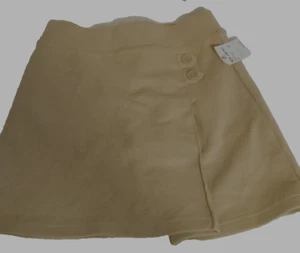 Cat & Jack tan Skort Back To School Uniform Girls Sz XS 4/5 Nice Material NWT - Picture 1 of 7