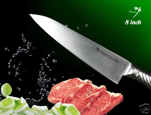 Cuchillo de chef japonés vg10 acero Gyuto 8 pulgadas hoja de pulido cortadora de carne - Imagen 1 de 2