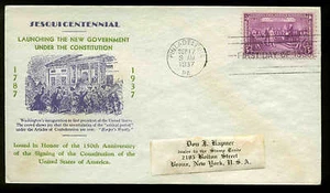 798 CONSTITUTION FDC PHILADELPHIA, PA PLANTY P28 KAPNER CACHET MAILED TO HIMSELF - Picture 1 of 1