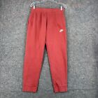 Nike Spodnie dresowe Młodzieżowe XL Czerwony polar Rozgrzewka Spodnie sportowe Trening