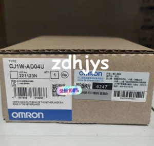 Genuine   Omron CJ1W-AD04U PLC  Analog Input Module New In Sealed  Box# - Picture 1 of 3