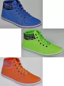 Sneaker Sportschuhe Turnschuhe High-Top Schuhe Damen Gr.36,37,38,39 B-Ware - Bild 1 von 7