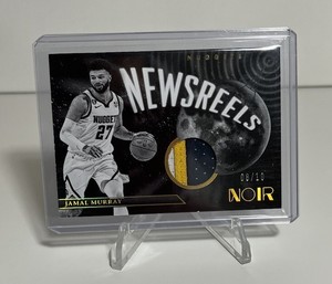 22-23 Noir Jamal Murray Newsreels Game Worn Patch /10