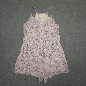 Ralph lauren Romper kids MEDIUM blue floral sleeveless summer lightweight Size M - Picture 1 of 9