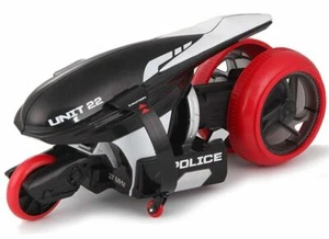 Maisto Tech R/C Street Series Remote Control Police Cyklone 360 Cycle Bike 27mhz - Picture 1 of 9