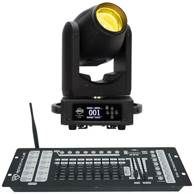 American DJ ADJ Vizi Beam RX2 Moving Head Light+Gobo+Wireless DMX Controller - Image 1 of 4
