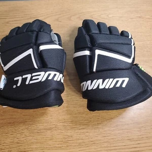 Winnwell AMP500 12" Eishockey Inline-Rollhockeyhandschuhe Junior Größe Large gebraucht, in einwandfreiem Zustand - Bild 1 von 5