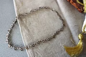 Vintage Folklore Kette Halskette Collier Mexico 925 Silber 30,6 g (F024-2270) - Bild 1 von 4