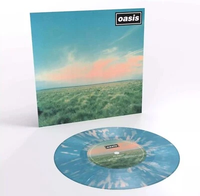 OASIS WHATEVER LTD PINK & BLUE SPLATTER VINYL 7" SEALED NUMBERED 30th Anniver. - Image 1 of 2