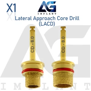 Lateral Approach Core Drill Sin us Lift Ø6, Ø8mm Tool Dental - Picture 1 of 7