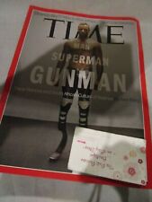 Time Magazine March 11 2013 Man Superman Gunman Oscar Pistorius Brand New
