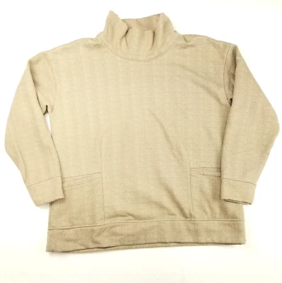 Columbia Para Mujer 1X Lodge Embudo Pullover Sudadera Tostado Bolsillos Espiga Foto 1 de 4