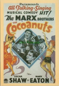 Film Postcard - The Cocoanuts - The Marx Brothers RR11522 - Picture 1 of 2