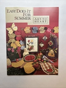 EASY DOES IT FOR SUMMER Quilt & Craft Booklet by Art to Heart Nancy Halvorsen - Picture 1 of 2