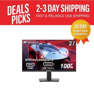 Versatile 27 Inch FHD Monitor with USB Type-C, HDMI & Adaptive Sync Technology - Picture 1 of 11