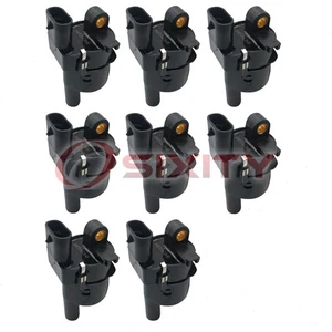 8 pc Hitachi Ignition Coils for 2007-2013 Cadillac Escalade EXT 6.2L V8 ns - Picture 1 of 5