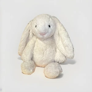 Jellycat Bashful Bunny Cream Ivory 12" Medium Plush Stuffed Rabbit Toy Lovey - Picture 1 of 8