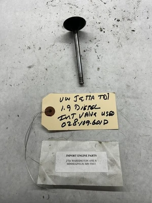 VÁLVULAS DE ADMISIÓN *USADAS* PARA VOLKSWAGEN JETTA TDi 1.9T DIESEL 1998-04 028-109-601D Foto 1 de 3