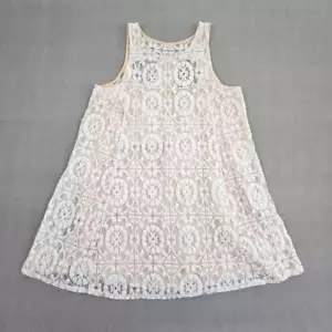Vestido Free People Floral Encaje Para Mujer Blanco Mediano con Slip Fairycore Y2K Boho - Imagen 1 de 17