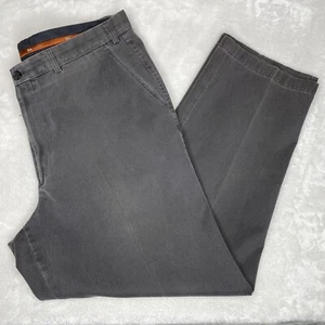 Hiltl Sports Men's Gray Straight Leg 100% Cotton Chino Pants Size 40X30 - Afbeelding 1 van 12