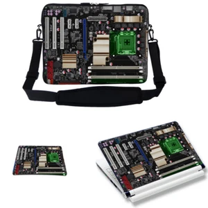 15.6" Laptop Computer Bag Case w Shoulder Strap & Matching Skin Mouse Pad 2906 - Picture 1 of 5
