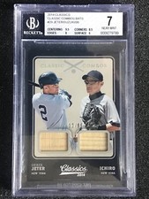 2014 CLASSICS Classic Combos Bats / 99 JETER-ICHIRO #29 BGS NEAR MINT 7