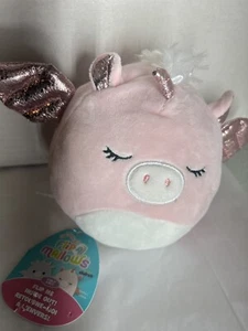 Squishmallow FlipAMallow RAQUEL Pegasus KENNY Dragon 5" Plush Flips 2 IN 1 - Picture 1 of 8