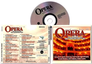GREAT ARIAS FROM THE OPERA Pavarotti/Caruso/Domingo/Carreras 16 Tracce New CD - Imagen 1 de 1