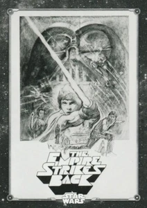 Star Wars Black White Empire Strikes Back Poster PO-3 PO-5 PO-8 - Picture 1 of 6