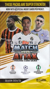 Lote 85 Piezas Topps Match Attax Champions League 2024-25 Fútbol Tarjetas Coleccionables - Imagen 1 de 2