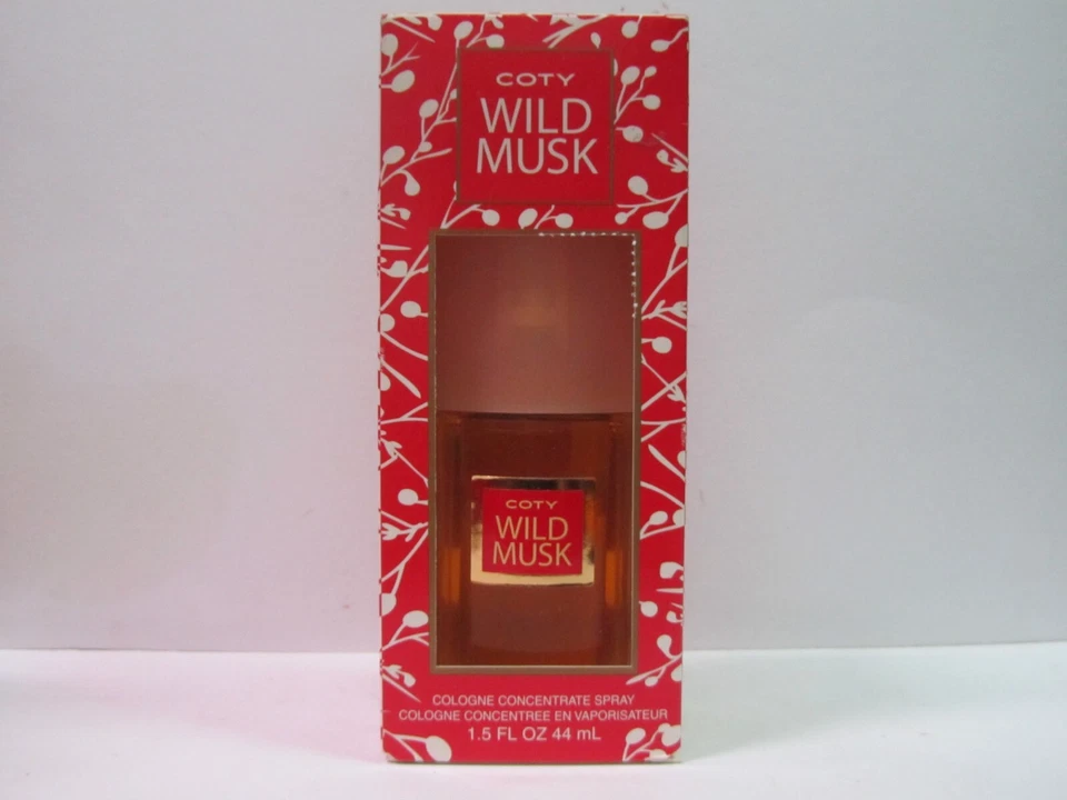 Spray concentrado de colonia Wild Musk de Coty para mujer 1,5 oz nuevo en caja Foto 1 de 1