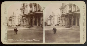 STEREO Negri - Monte Carlo, Entrée du Casino - Vintage albumen print c.1885 - Picture 1 of 1