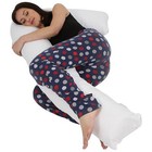 L Shaped Pillow or Case  - Pregnancy Maternity Body Pillow, Best Full Comfort