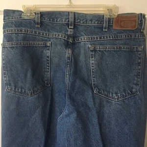 Vintage Brittania Men’s 36 X 34 Medium Blue Wash Denim Jeans 1980's Pants - Picture 1 of 7